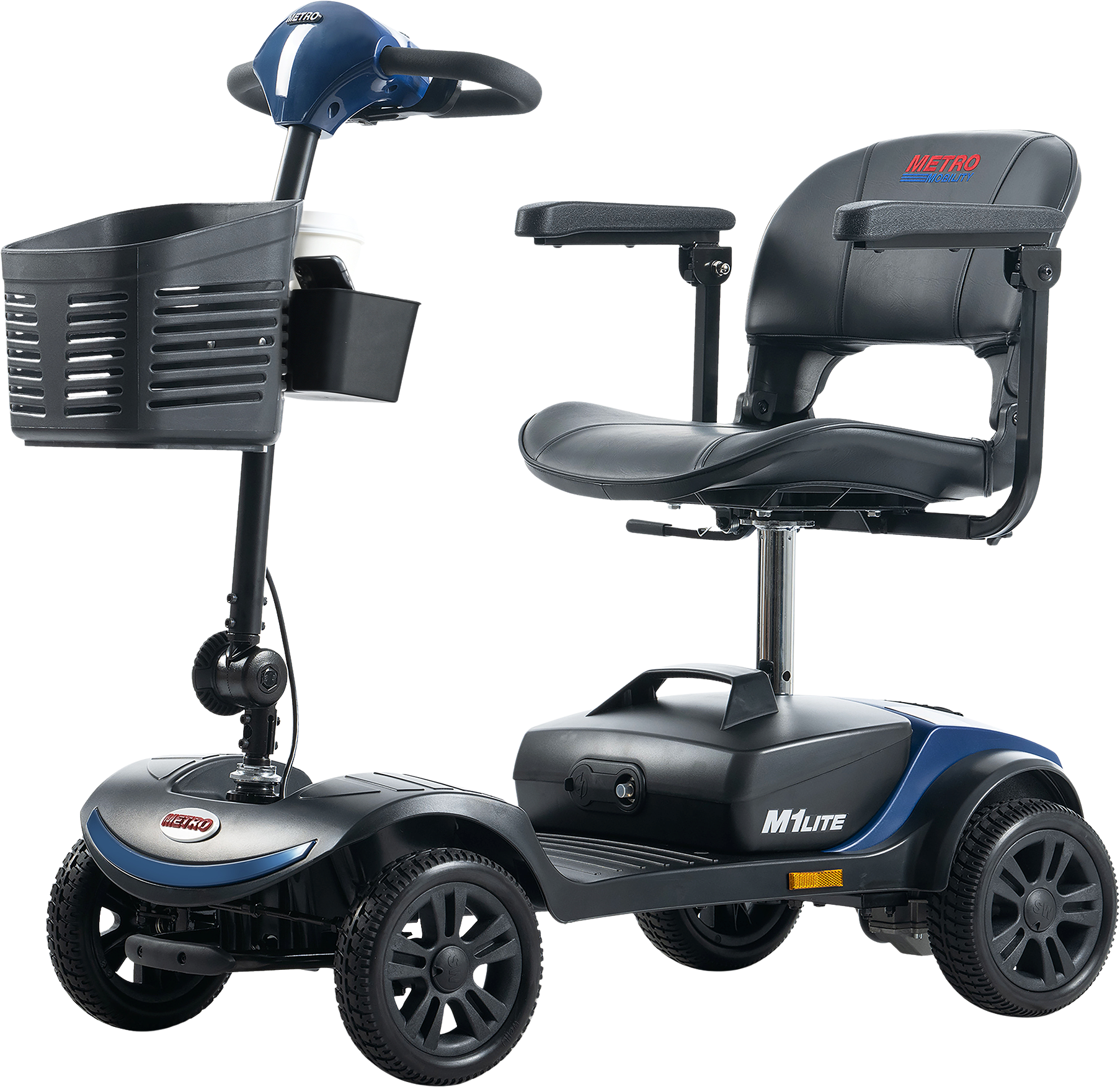 Metro Mobility M1 Lite Mobility Scooter 4-Wheel Electric 24V 12Ah 300W 4.97 MPH 10 Mile Range Manufacturer RFB