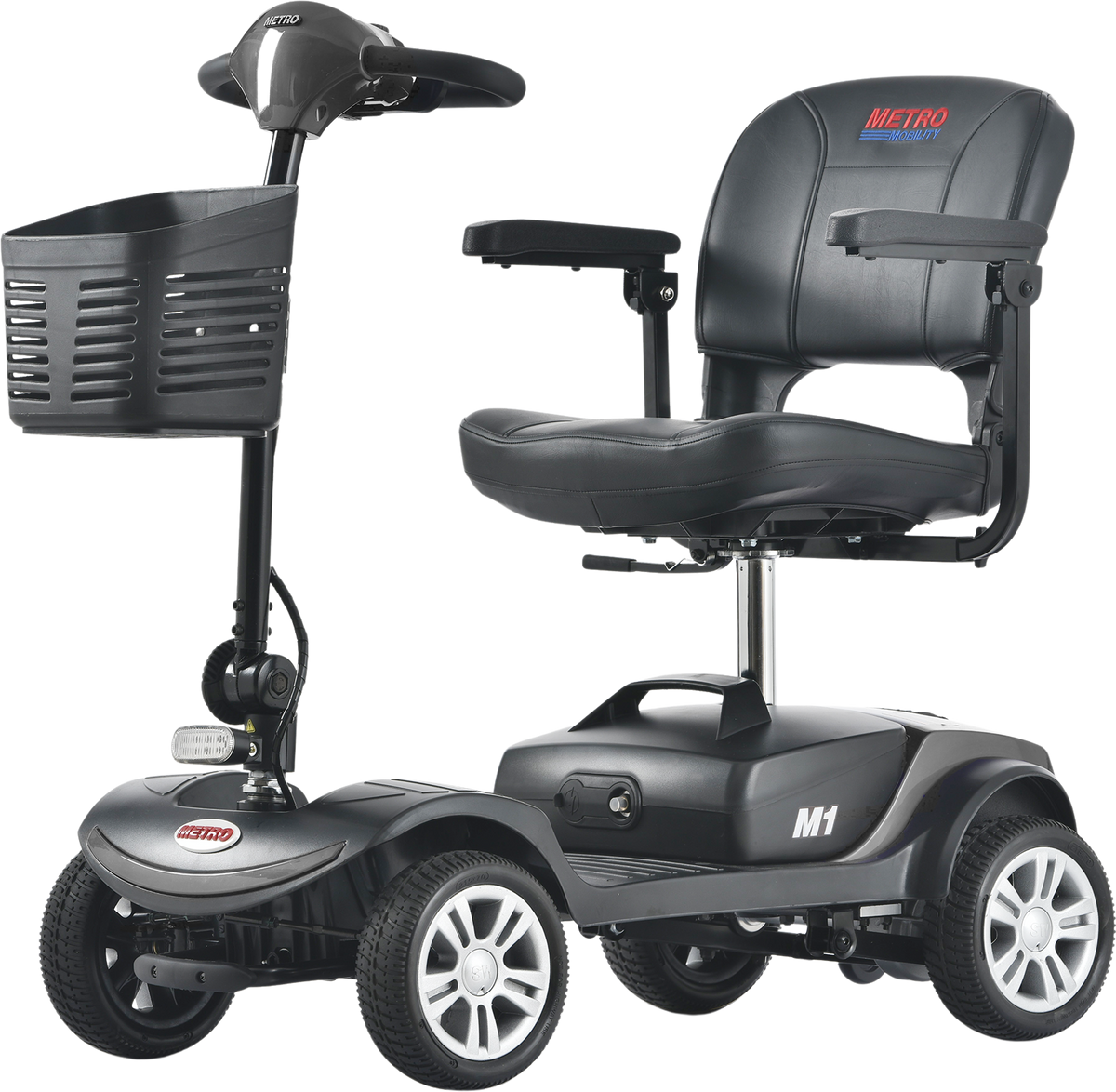 Metro Mobility M1 Mobility Scooter 4 Wheel Electric 24V 12Ah 300W 4.97 MPH 10 Mile Range Manufacturer RFB
