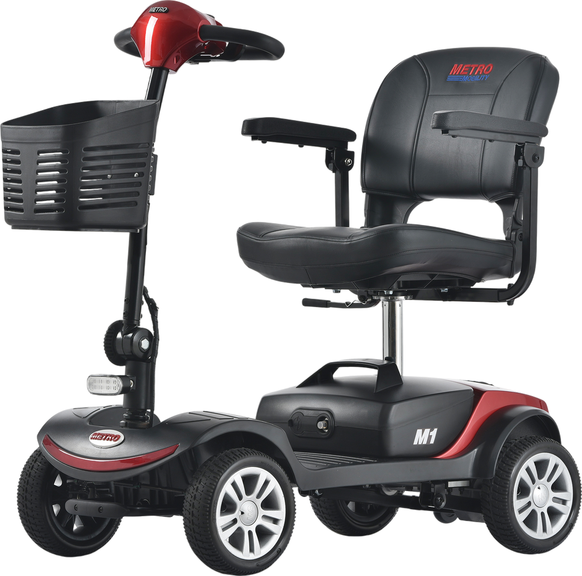 Metro Mobility M1 Mobility Scooter 4 Wheel Electric 24V 12Ah 300W 4.97 MPH 10 Mile Range Manufacturer RFB