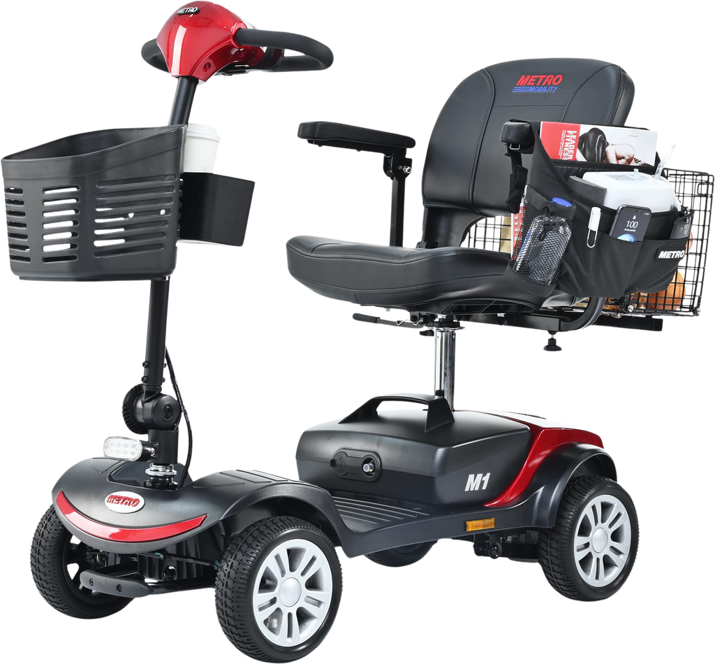 Metro Mobility M1 Mobility Scooter 4 Wheel Electric 24V 12Ah 300W 4.97 MPH 10 Mile Range New