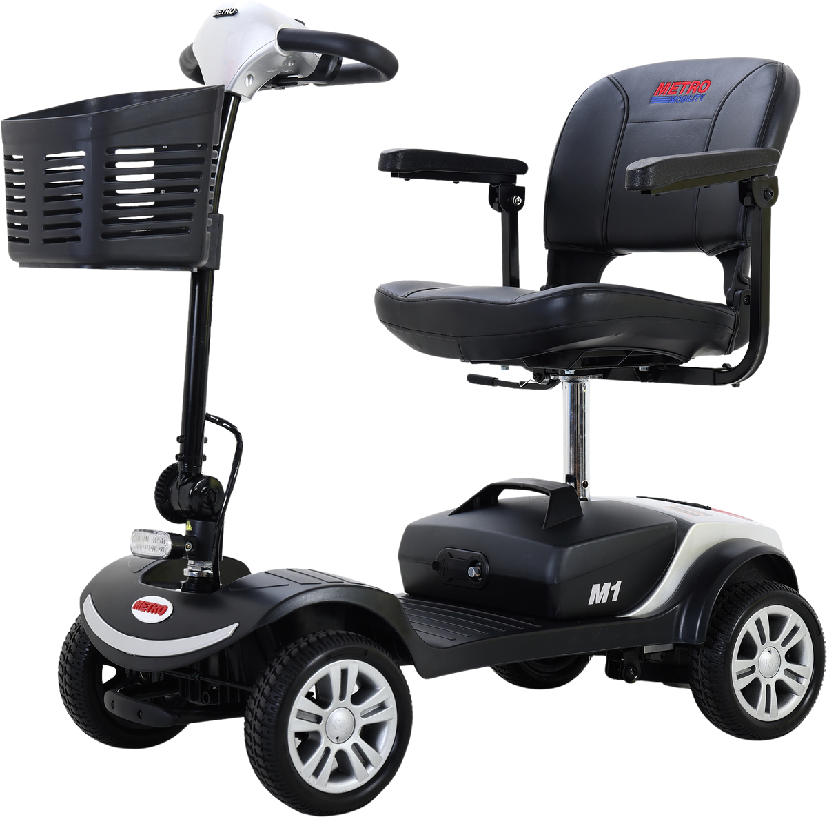Metro Mobility M1 Mobility Scooter 4 Wheel Electric 24V 12Ah 300W 4.97 MPH 10 Mile Range Manufacturer RFB