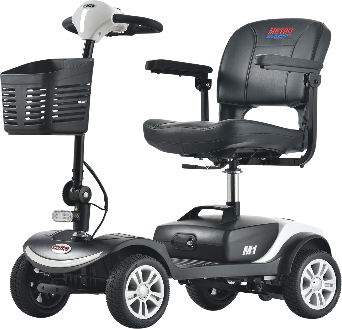 Metro Mobility M1 Mobility Scooter 4 Wheel Electric 24V 12Ah 300W 4.97 MPH 10 Mile Range Manufacturer RFB