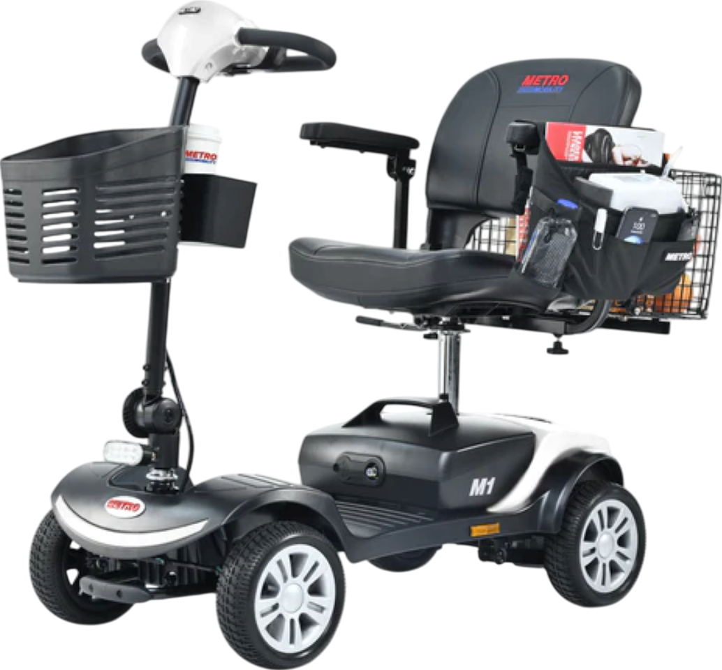 Metro Mobility M1 Mobility Scooter 4 Wheel Electric 24V 12Ah 300W 4.97 MPH 10 Mile Range New