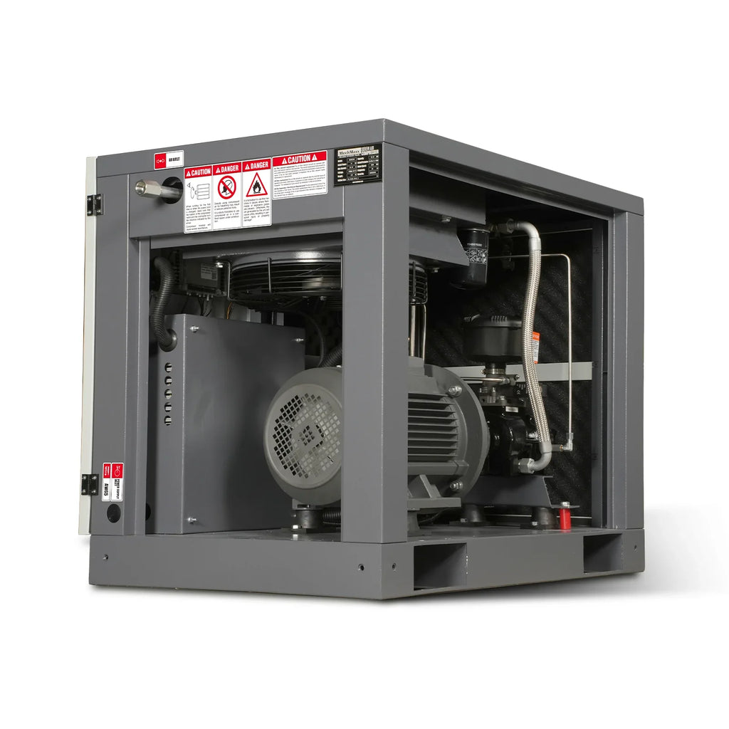 MechMaxx M10AC230 Air Compressor 10HP Rotary Screw 32 CFM 116 PSI 230V 3-Phase Industrial-Grade New