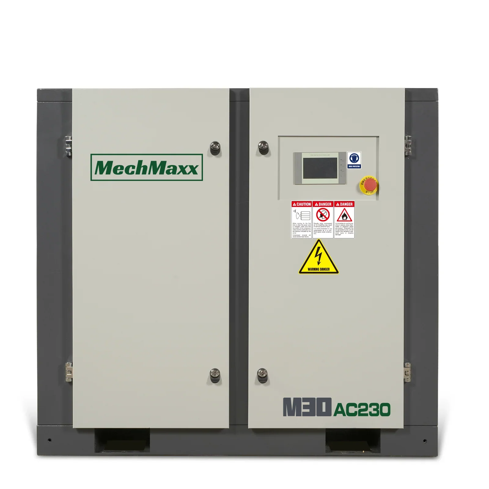 MechMaxx M30AC230 Air Compressor 30HP Rotary Screw 106 CFM 116 PSI 230V 3-Phase Industrial-Grade New