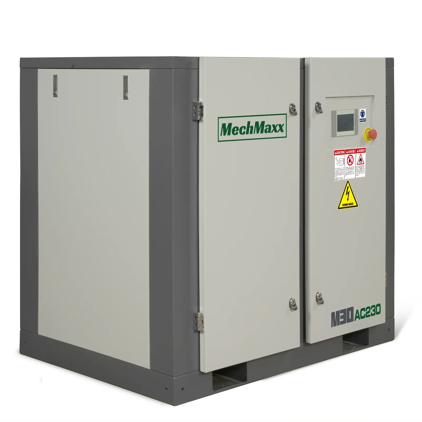 MechMaxx M30AC230 Air Compressor 30HP Rotary Screw 106 CFM 116 PSI 230V 3-Phase Industrial-Grade New