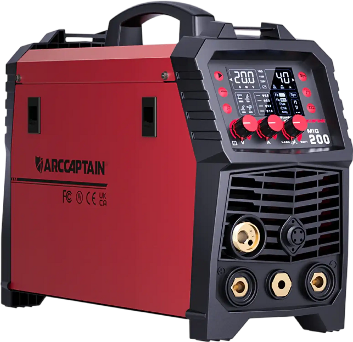 Arccaptain MIG200 MIG Welder 6-in-1 Multi Process Machine Dual Voltage 110/220V New