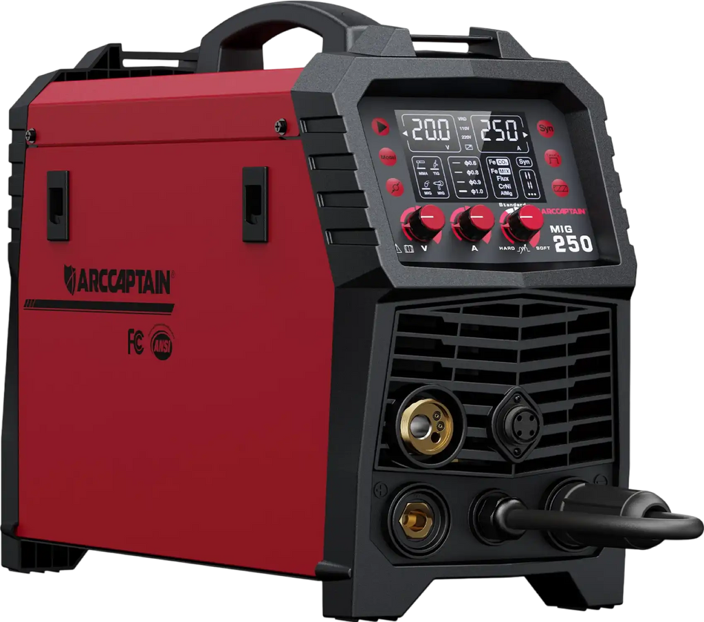 Arccaptain MIG250 MIG Welder Multi Process Machine 250 Amps 110/220V New