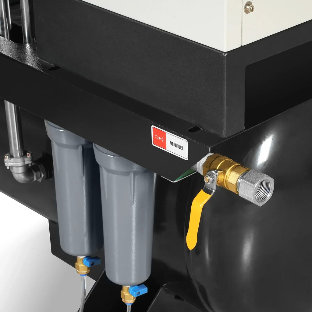 MechMaxx ML20 Air Compressor 20HP Combined Rotary Screw with Dryer 105-Gal ASME Tank 78 CFM 116 PSI 230V 3-Phase Industrial Grade New