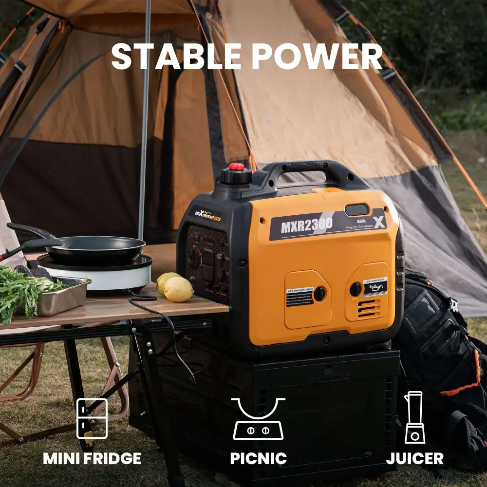 Maxpeedingrods MXR2300-CA Inverter Generator 1800W/2300W Low THD Parallel Ready Gas New Canada Only