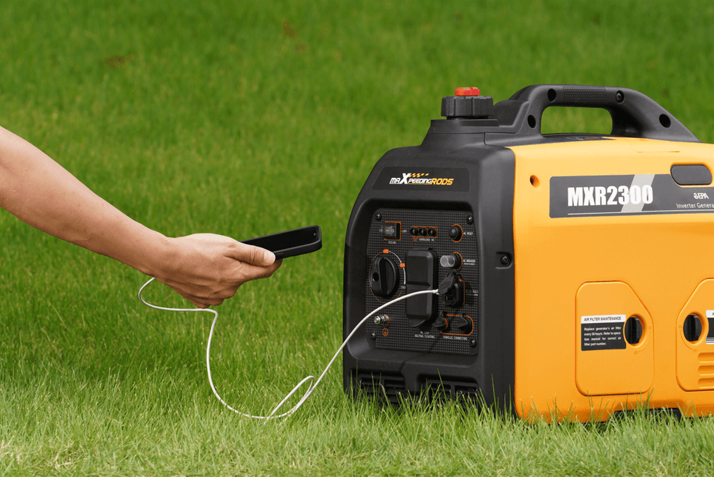 Maxpeedingrods MXR2300-CA Inverter Generator 1800W/2300W Low THD Parallel Ready Gas New Canada Only