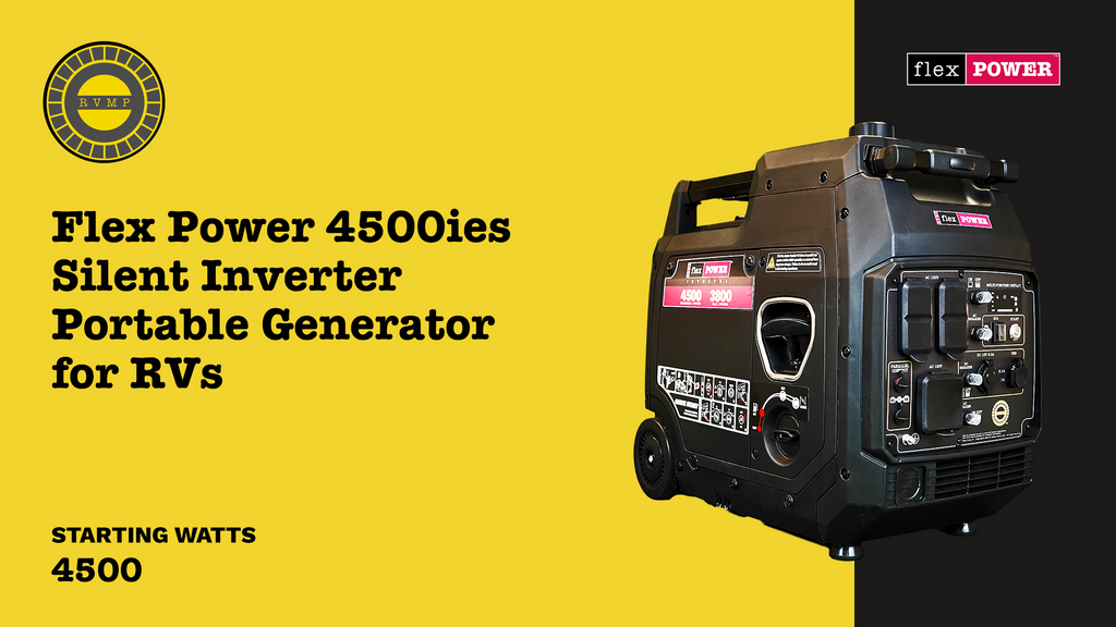 RVMP Flex Power 4500ies 4500W Portable Generator Dual Fuel Gas Propane 30A Inverter Electric Start New