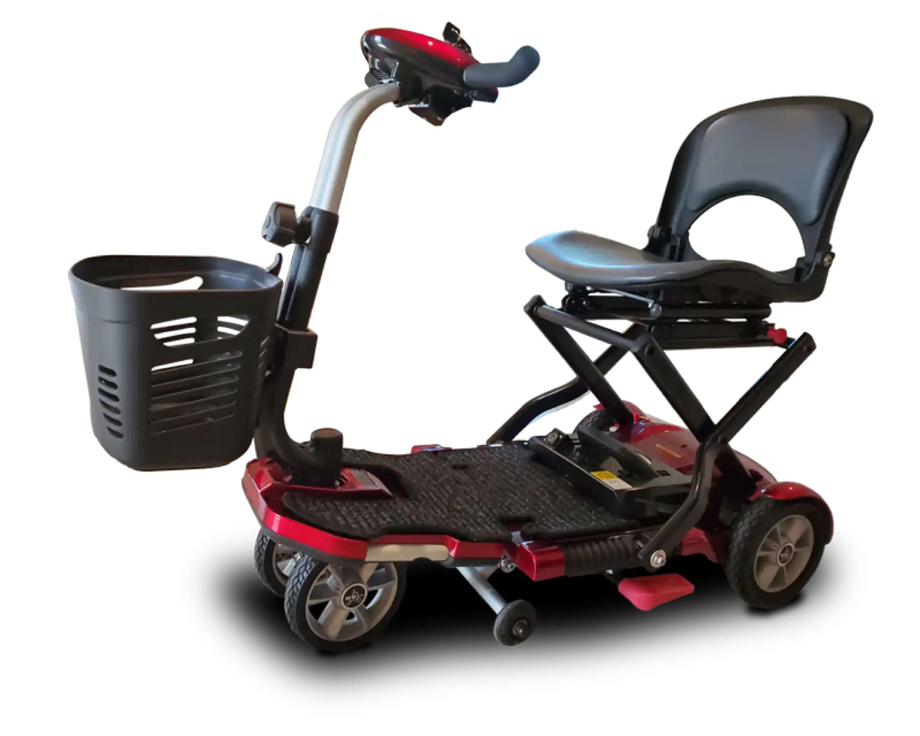 EV Rider Transport Plus Folding Scooter Burgundy Open Box