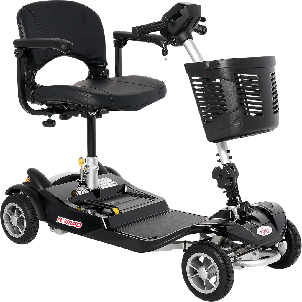 EV Rider Nomad Mobility Scooter 4 Wheel 260 lbs. Capacity 24V 10.3Ah Li-Ion Battery 4 MPH 10 Miles T4SU New