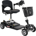 EV Rider Nomad Mobility Scooter 4 Wheel 260 lbs. Capacity 24V 10.3Ah Li-Ion Battery 4 MPH 10 Miles T4SU New