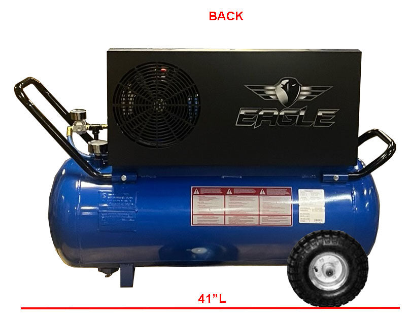 Eagle Air Compressor Portable 150 PSI 25 Gal. 18.5 CFM 9 HP Honda GX270 P90G25H1 New