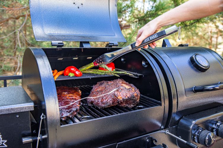 Pit Boss Navigator 1230CN Combo Pellet Gas BBQ Grill