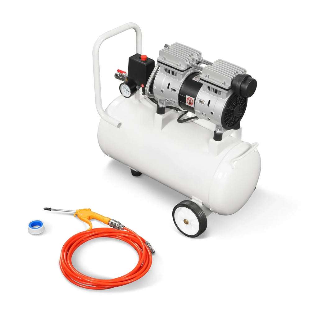MechMaxx PC-30 Air Compressor 8 Gallon 600W 110V Oil-Free Quiet Electric Air Pump 0.7MPa 40L/min New