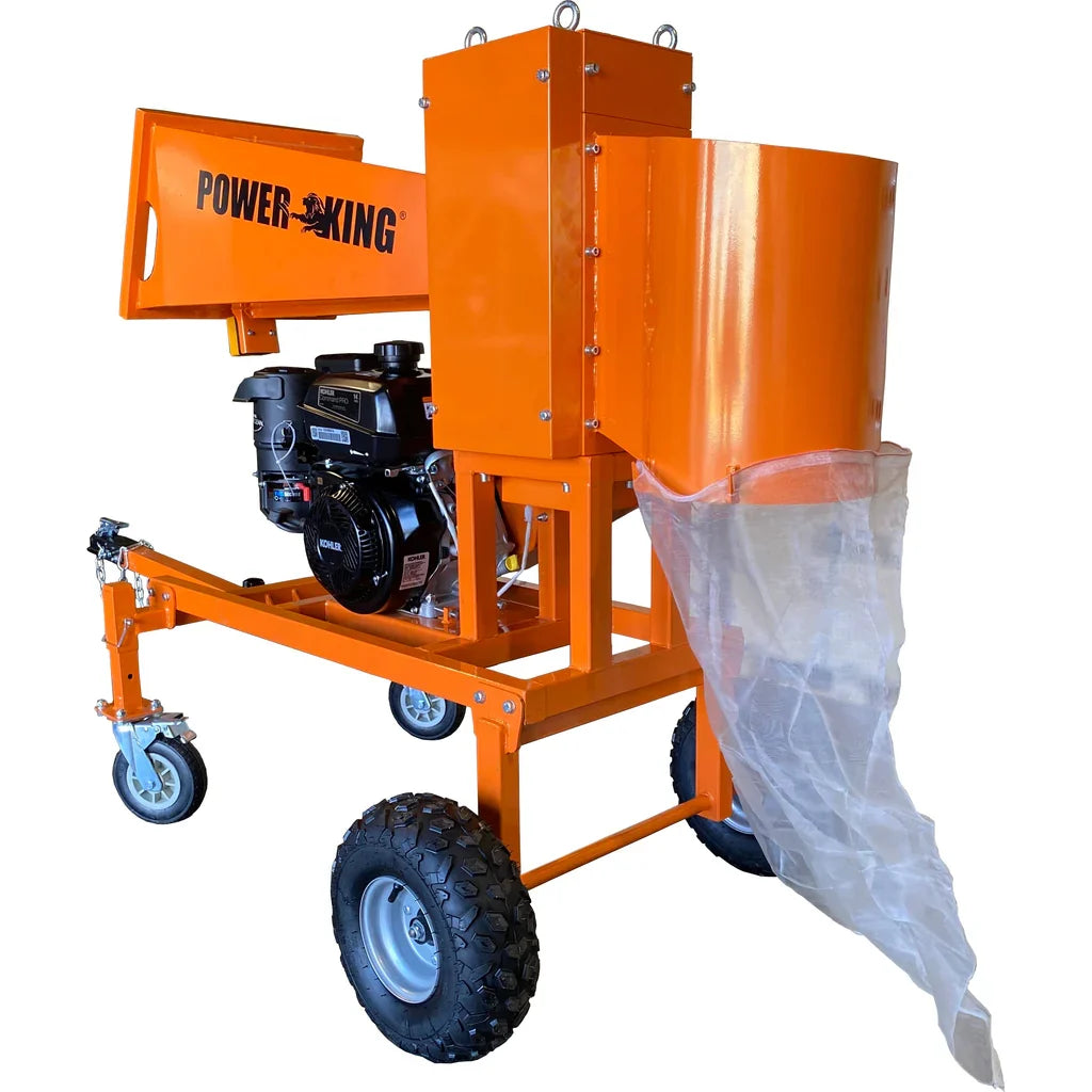 Power King Wood Branch Logger 5" with 14 HP Kohler CH440 Engine Electric Start PK0921-EH New