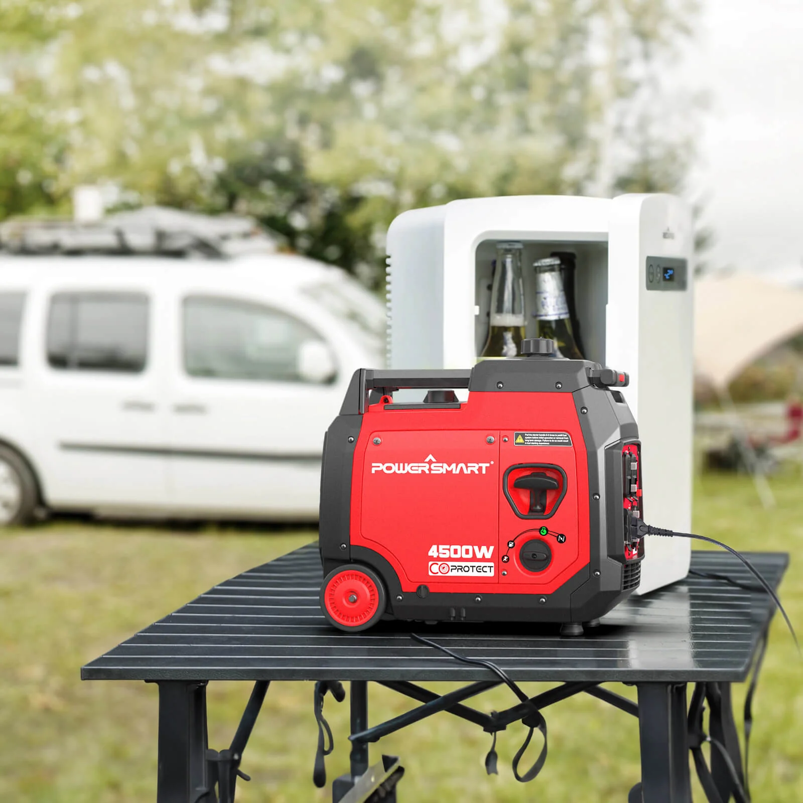 Powersmart PS5045CE Inverter Generator 3600W/4500W Low THD Parallel and RV Ready with CO Detect 4 Stroke Gas Electric Start New