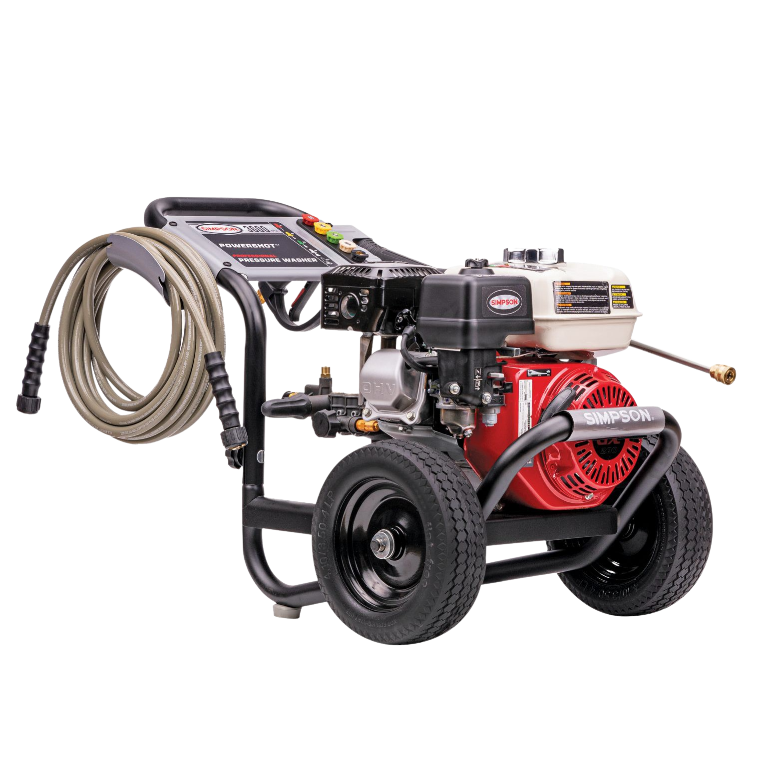 Simpson PowerShot 3600 PSI 2.5 GPM Honda GX200 PS60995 / 60996 Gas Pressure Washer CARB New