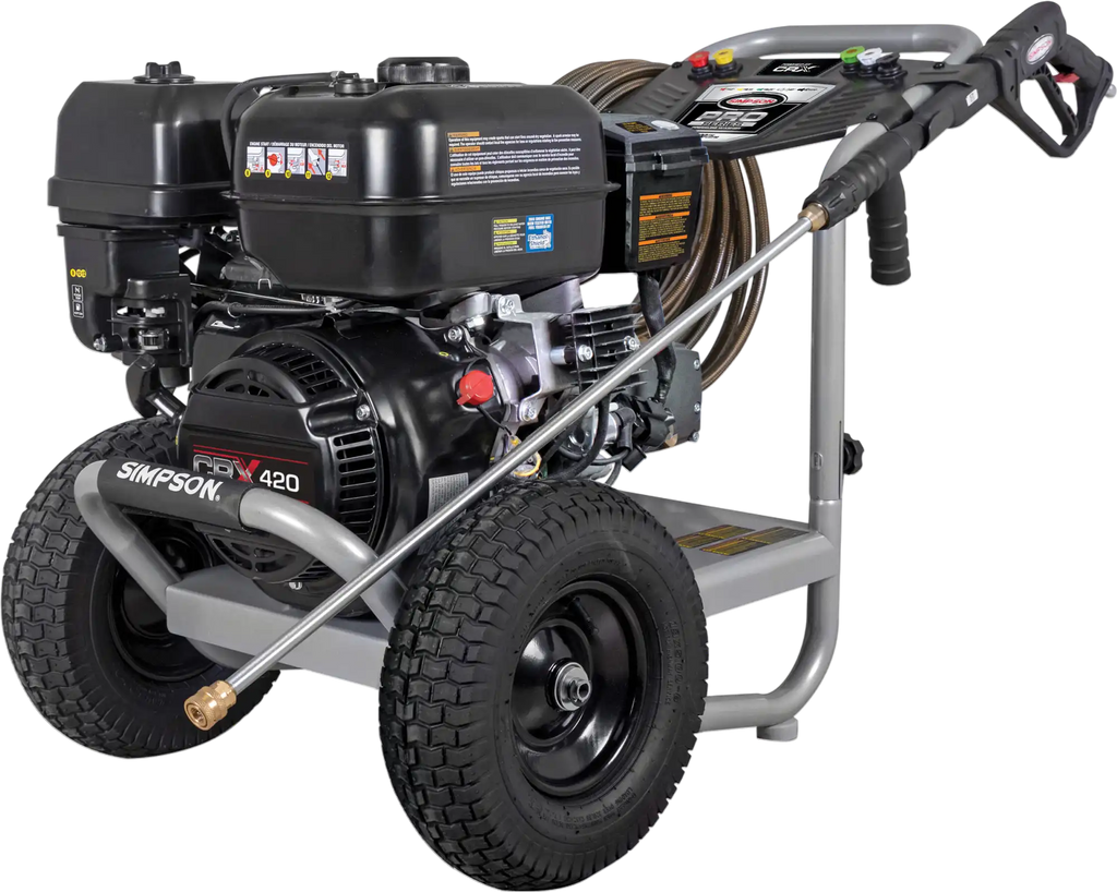 Simpson PS61350 Gas Pressure Washer 4400 PSI 4 GPM CRX 420 Engine Electric Start New