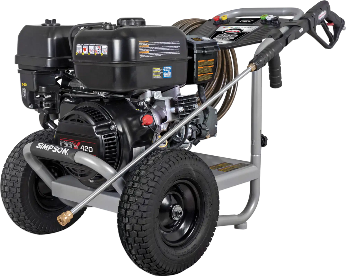 Simpson PS61350 Gas Pressure Washer 4400 PSI 4 GPM CRX 420 Engine Electric Start New