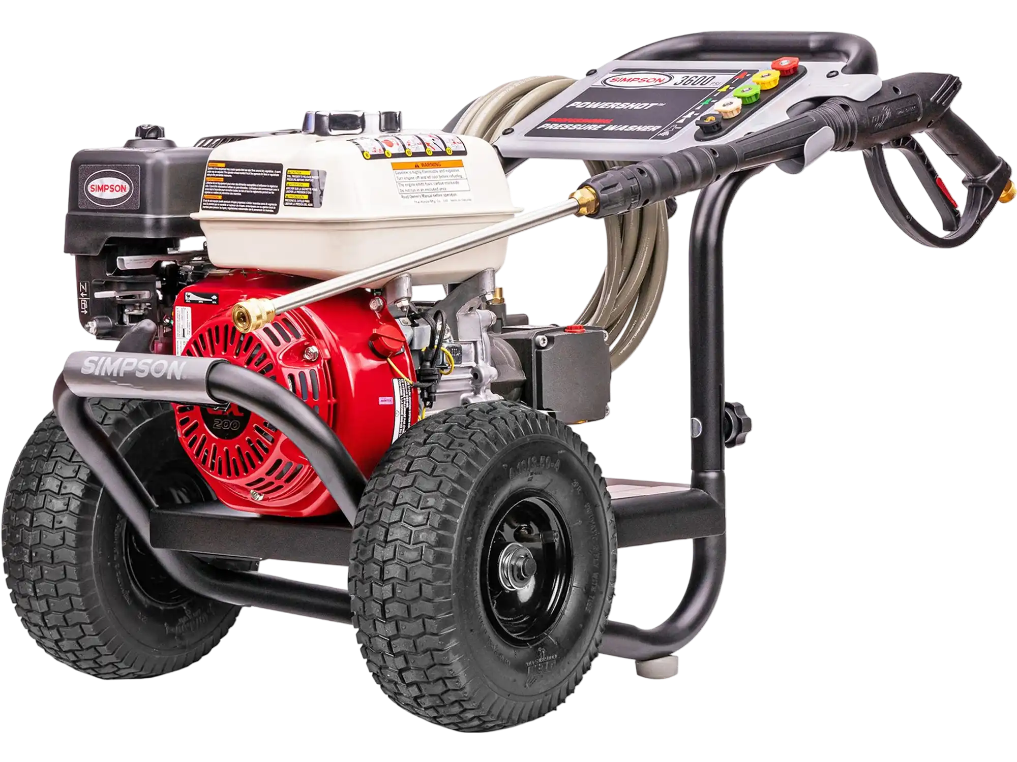 Simpson PowerShot 3600 PSI 2.5 GPM Honda GX200 PS61368 / 61368 Gas Pressure Washer New