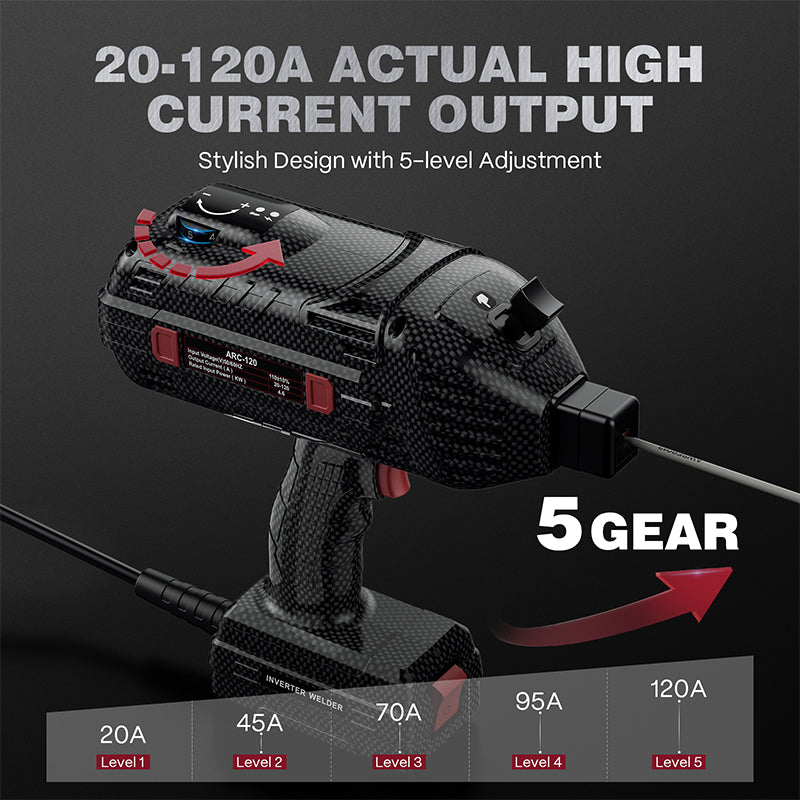Arccaptain ARC120 Handheld Welder Stick 120A IGBT Inverter Portable 110V New
