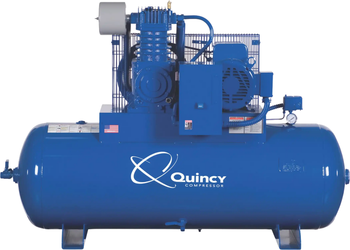 Quincy QT-10 Pro Air Compressor 10 HP 120 Gallon Two Stage 3-Phase 230V New