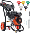 Vevor 3400 PSI Gas Pressure Washer 2.6 GPM with Aluminum Pump and 5 Quick Connect Nozzles New