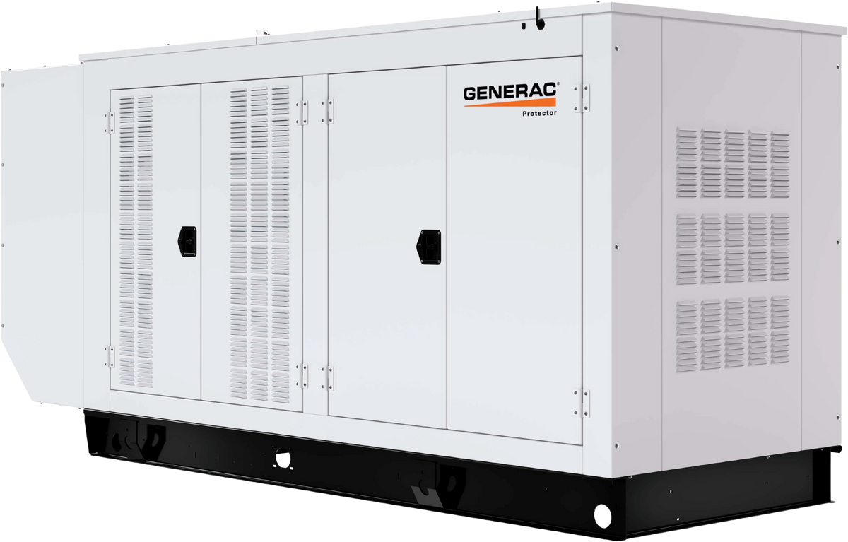 Generac Protector RG15090KNAC 150kW Standby Generator Liquid Cooled 3 Phase 277/480V SCAQMD New