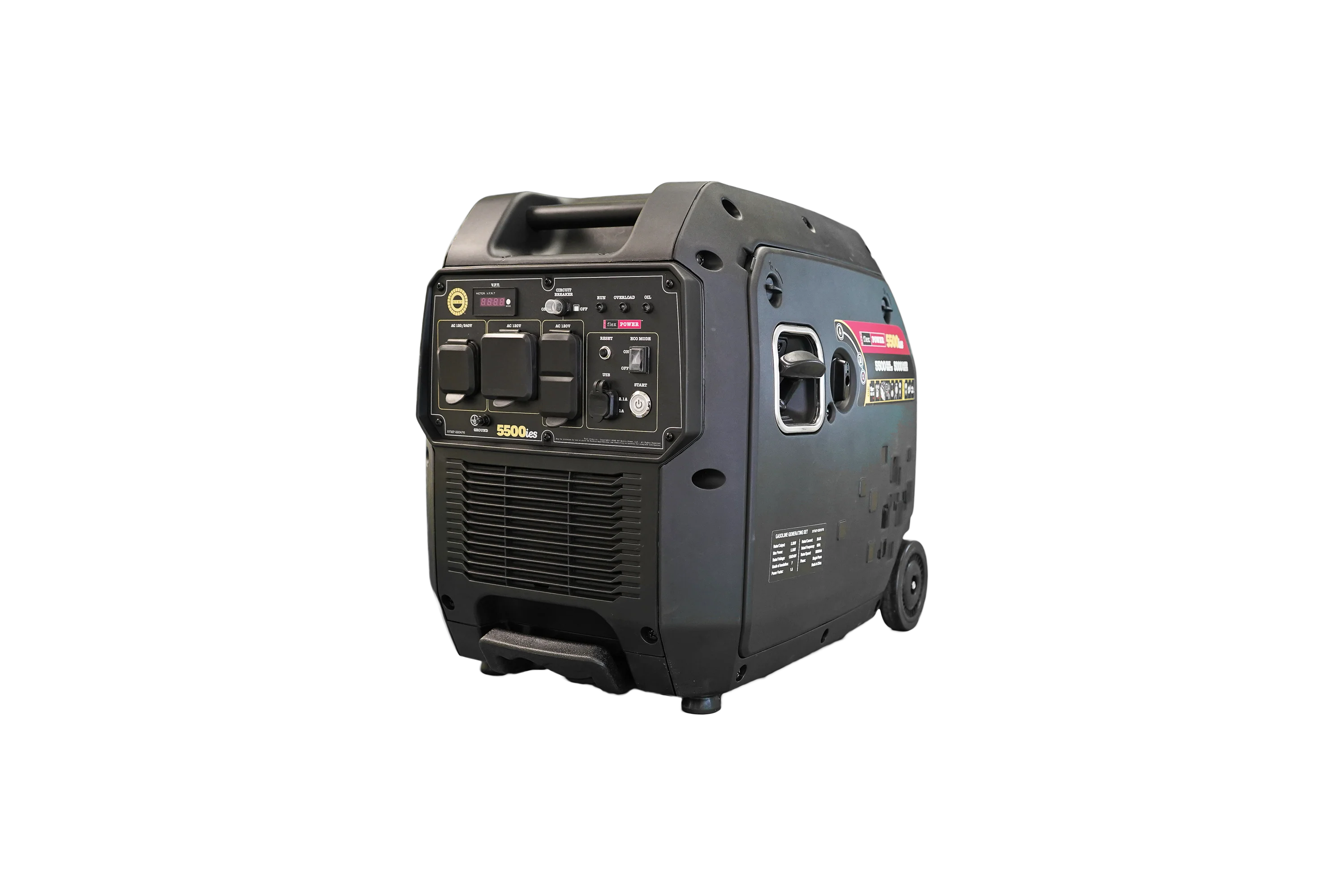 RVMP Flex Power 5500ies Inverter Generator 5000W/5500W RV Ready Electric Start Gas New