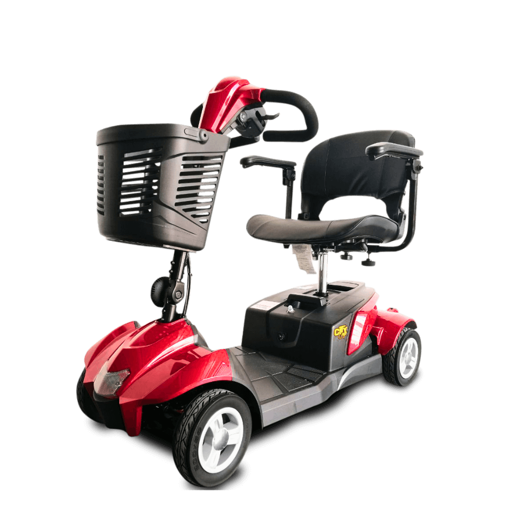 EV Rider CityCruzer Mobility Scooter Portable 4-Wheel 285 lb. Capacity 4 MPH 13 Mile Range 12Ah New