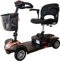 EV Rider Minirider Lite Mobility Scooter 4 Wheel 280 lbs. Capacity 4 MPH 10 Miles 12Ah SLA Rose Gold Open Box