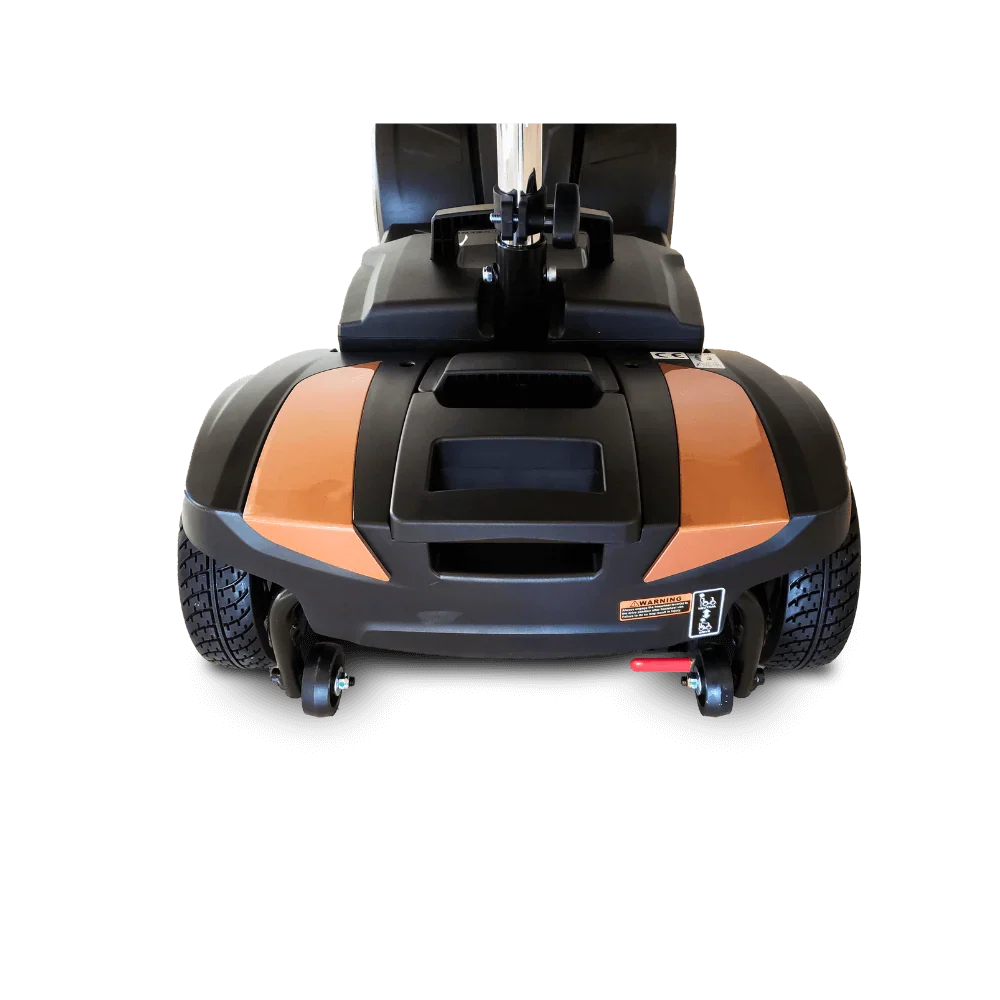 EV Rider Minirider Lite Mobility Scooter 4 Wheel 280 lbs. Capacity 4 MPH 10 Miles 12Ah SLA Rose Gold Open Box