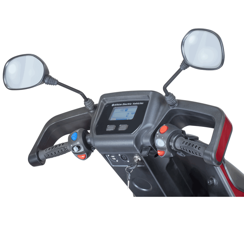 Afikim Afiscooter S4 4-Wheel Electric Mobility Scooter Red New