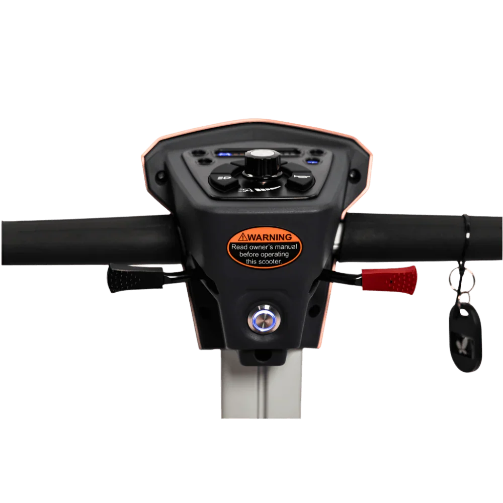 EV Rider Transport 4M Mobility Scooter Manual Fold 4 Wheel 250 lbs. Capacity 24V 10Ah Li-Ion Battery 3.7 MPH 7 Miles S19FM Open Box