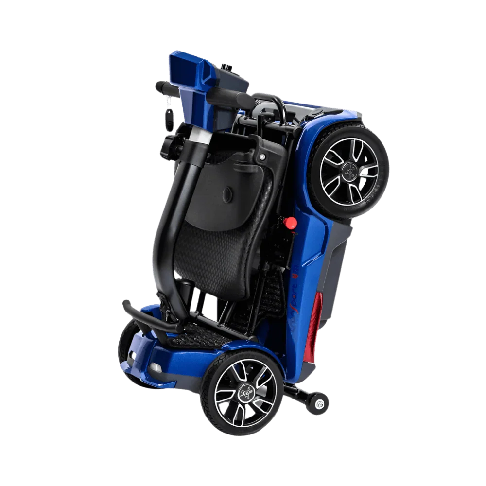 EV Rider Transport 4M Mobility Scooter Manual Fold 4 Wheel 250 lbs. Capacity 24V 10Ah Li-Ion Battery 3.7 MPH 7 Miles S19FM New