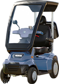 Afikim Afiscooter S4 4-Wheel Electric Mobility Scooter Blue New
