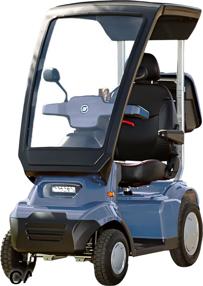 Afikim Afiscooter S4 4-Wheel Electric Mobility Scooter Blue New