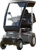 Afikim Afiscooter S4 4-Wheel Electric Mobility Scooter Grey New