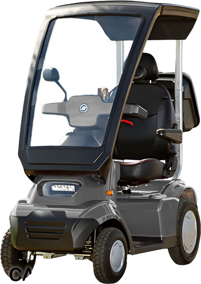 Afikim Afiscooter S4 4-Wheel Electric Mobility Scooter Grey New