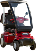 Afikim Afiscooter S4 4-Wheel Electric Mobility Scooter Red New
