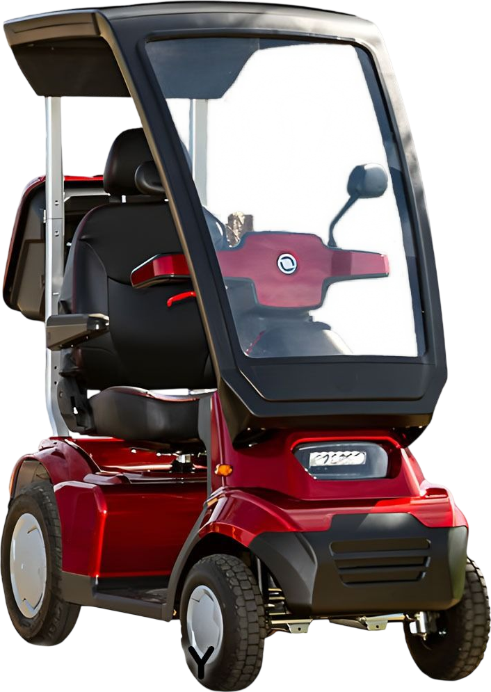 Afikim Afiscooter S4 4-Wheel Electric Mobility Scooter Red New