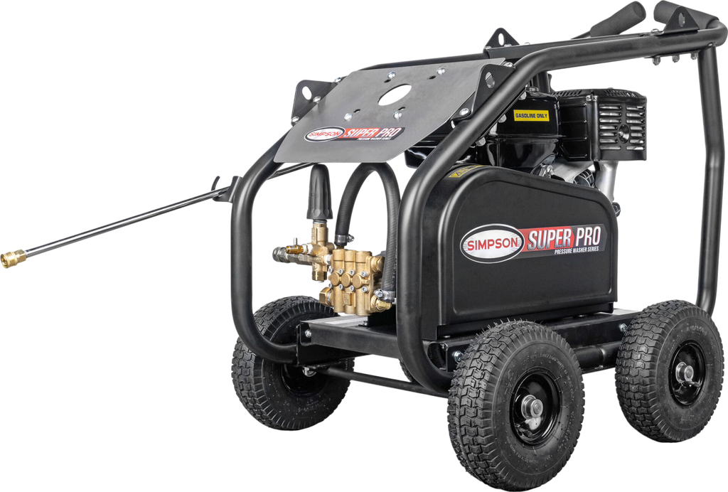 Simpson Super Pro Roll-Cage Gas Pressure Washer 4200 PSI 4 GPM with Honda GX390 Engine New