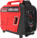 A-iPower GXS4300i 3450W/4300W Generator Gas Low THD Inverter CO Alert New