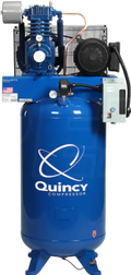 Quincy QP Pro Plus Air Compressor 7.5 HP 80 Gallon Two Stage 1-Phase 230V 571CS80VCAP New