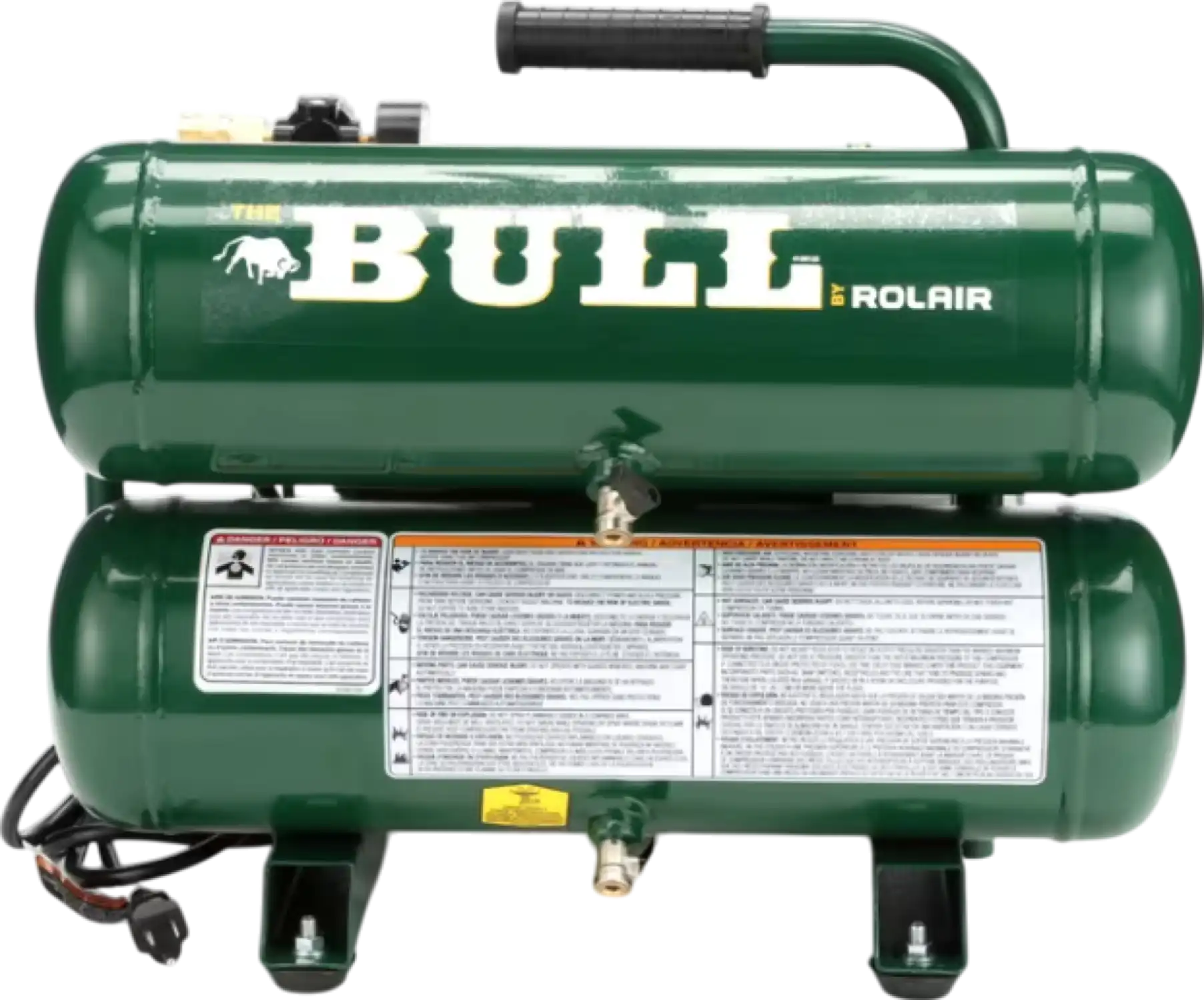 Rolair FC2002 Air Compressor Hand Carry 4.3 Gal. Electric 2 HP 115V 1-Phase Single Stage Pump Manufacturer RFB