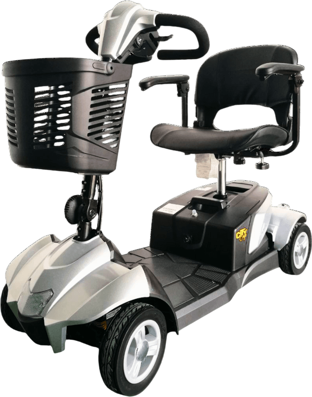 EV Rider CityCruzer Mobility Scooter Portable 4-Wheel 285 lb. Capacity 4 MPH 13 Mile Range 12Ah New